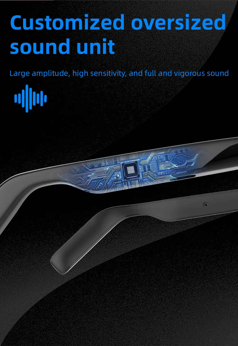 SG AI Smart Wearable Headset Glasses New Multi-Function