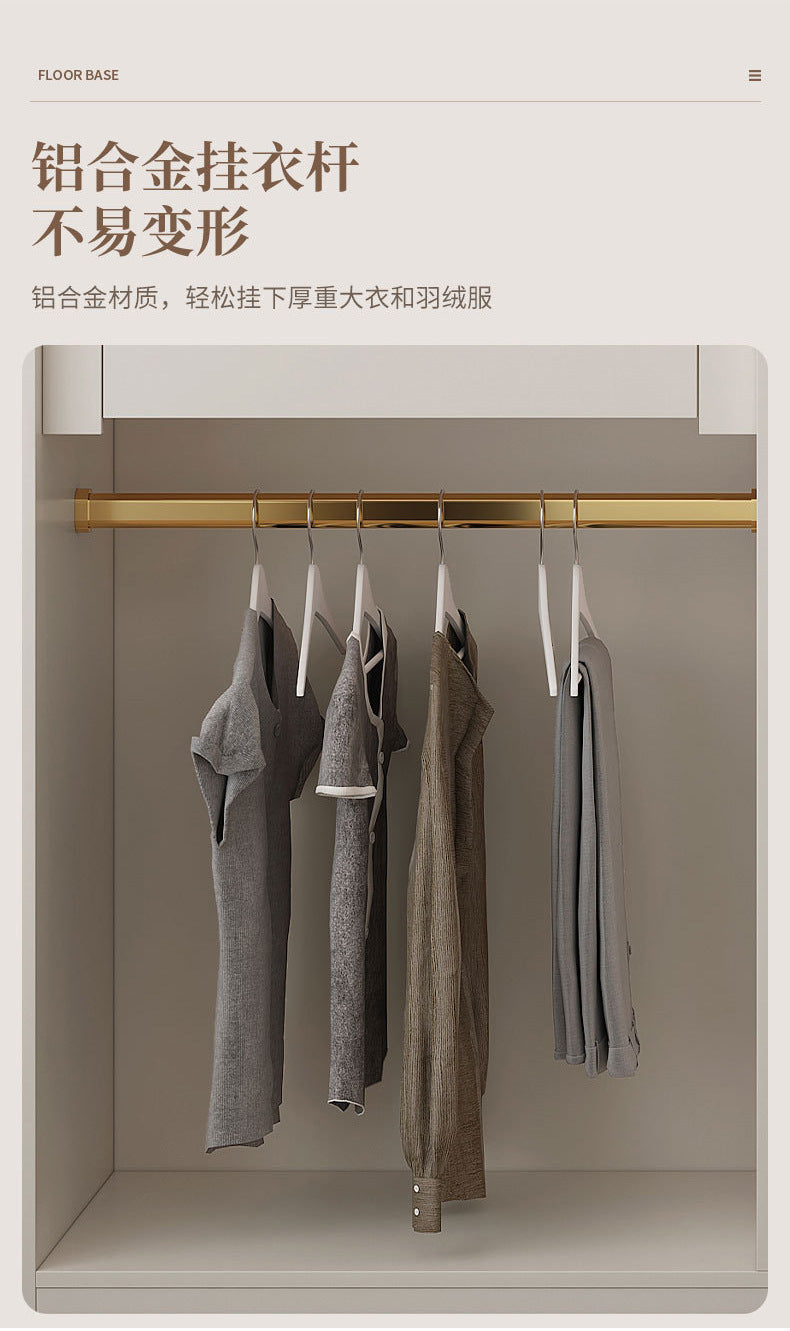 Wardrobe Solid Wood Hanging Area Multi-Bedroom Home Eco-Board Children's Room Corner Computer Desk Desk Cabinet Integrated Wardrobe