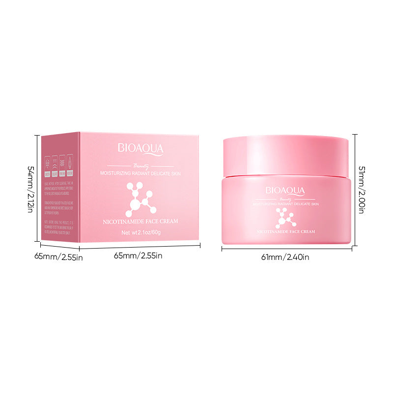Niacinamide Skin Rejuvenation Cream BIOAOUA Hydrating Moisturizing Hydrating Moisturizing Cream Cross-Border Foreign Trade Wholesale