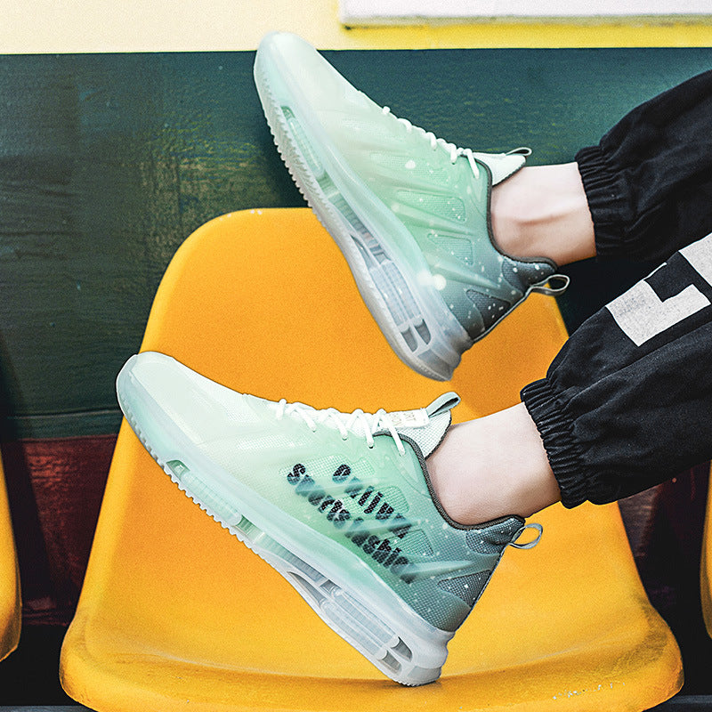 2025Summer New Fashion Luminous Trendy Shoes Casual Breathable Comfortable Men's Shoes Non-Slip Wear-Resistant Sports Running Shoes