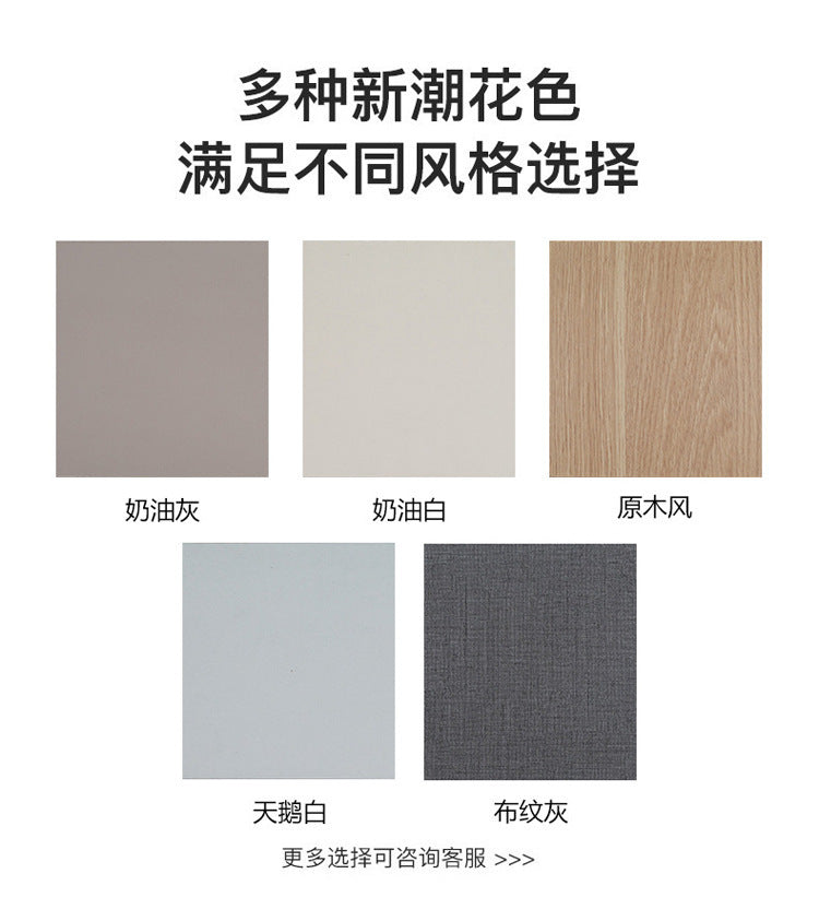 ENF Grade Solid Wood Wardrobe for Home Bedroom, No-Assembly Storage Cabinet, Cream Style Oak Segmented Custom Wardrobe