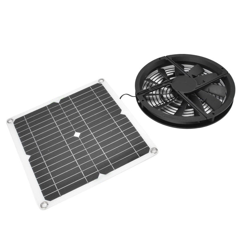 Factory Direct Solar Panel Kit Exhaust Fan Solar Photovoltaic Panel Suitable for Outdoor Chicken Coops Greenhouses Warehouses