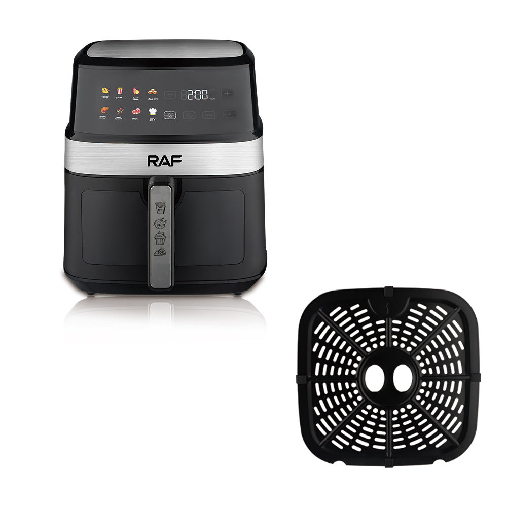 RAF European Standard Large Capacity Air Fryer8L Multifunctional Household Electric Deep Fryer with Visual Intelligent Touchscreen and Oil-Free