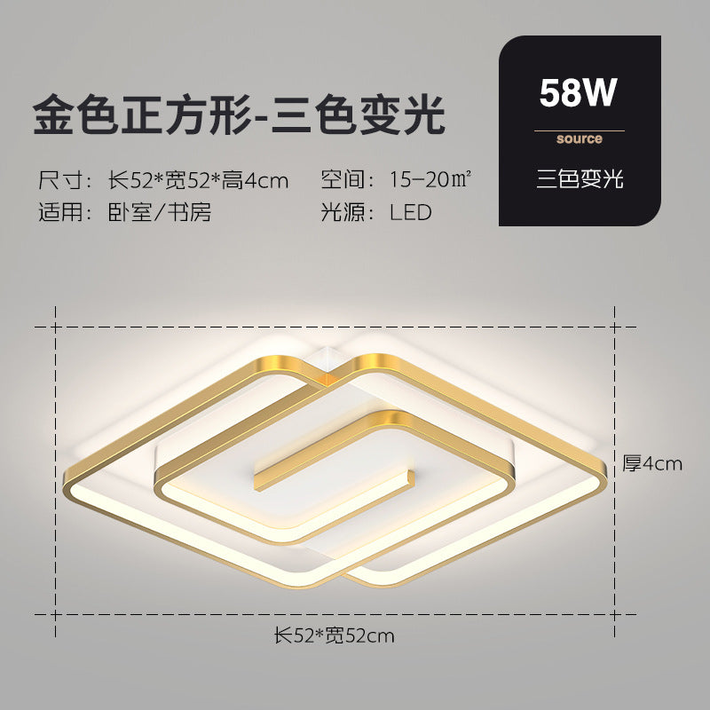 Light luxury living room lamp, simple modern style LED Ceiling Lamp2025New Year's New Personalized Restaurant Bedroom Creative Lamp