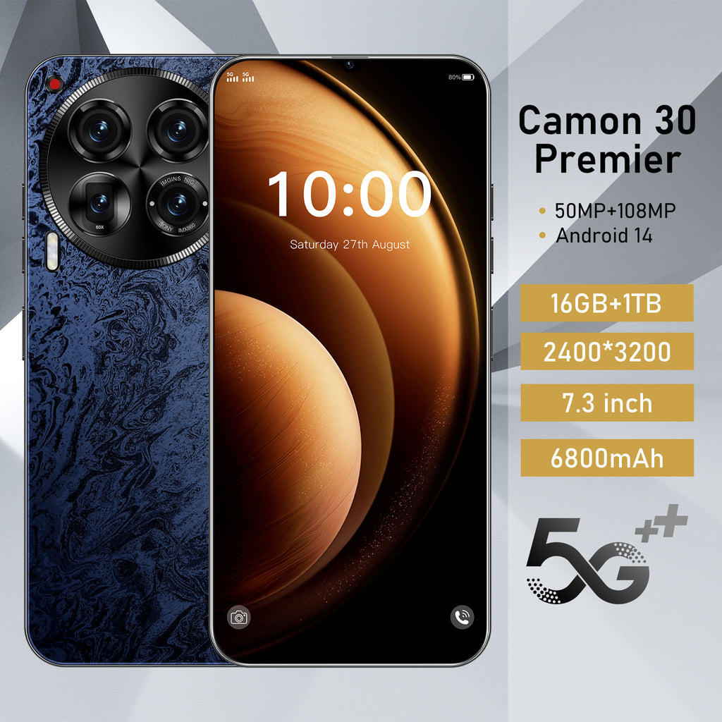 New Mobile Phone Camon 30Spot Goods7.3Inch Screen16+1TB Android Smart Phone Wholesale