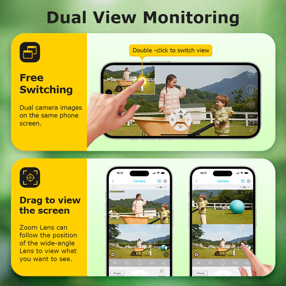 Specially designed for the new bush camouflage pattern4G Solar-powered Camera6MP Hd202x Zoom Surveillance Camera