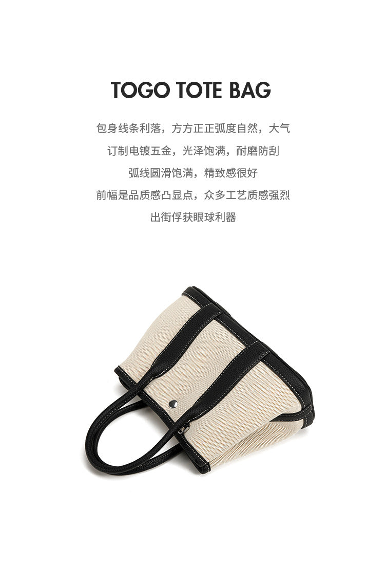 High-end Fashion Handheld Bucket Bag for Women Korean Style New Versatile Trendy Canvas Tote Bag Niche Casual Crossbody Bag