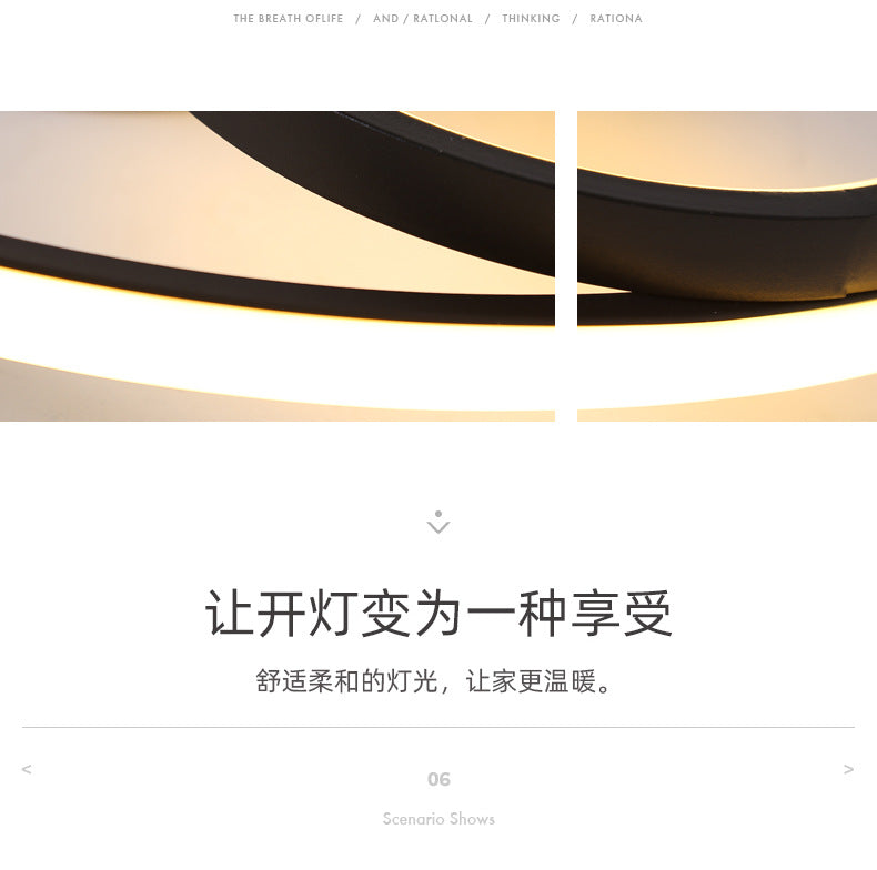 Wholesale New LED Bedroom Ceiling Lamp Modern Minimalist Light Fixtures Dining Room Living Room Lamp scandinavian Creative fashion Lighting