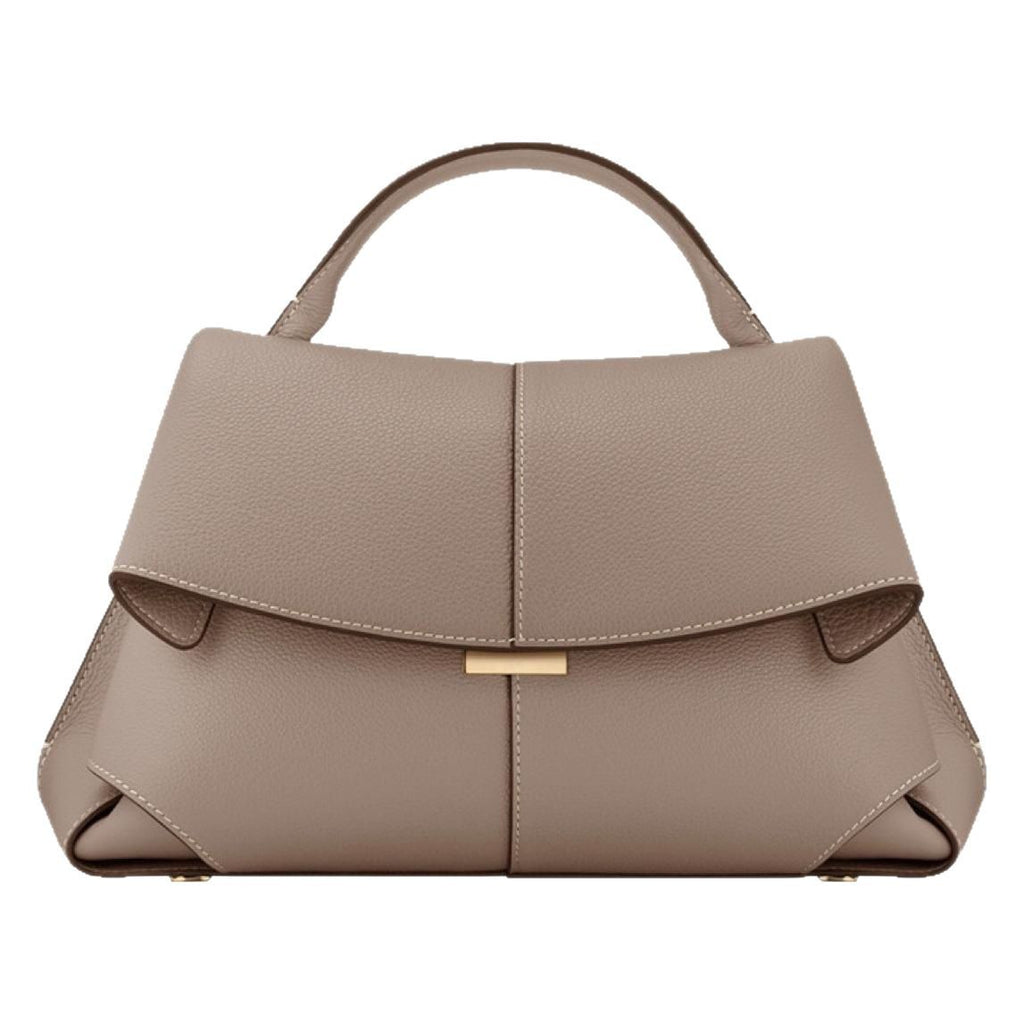 European and American Retro Smile Bag French Bolingin Niche Genuine Leather Women's Bag High-end Wrinkle Handbag Crossbody Bag