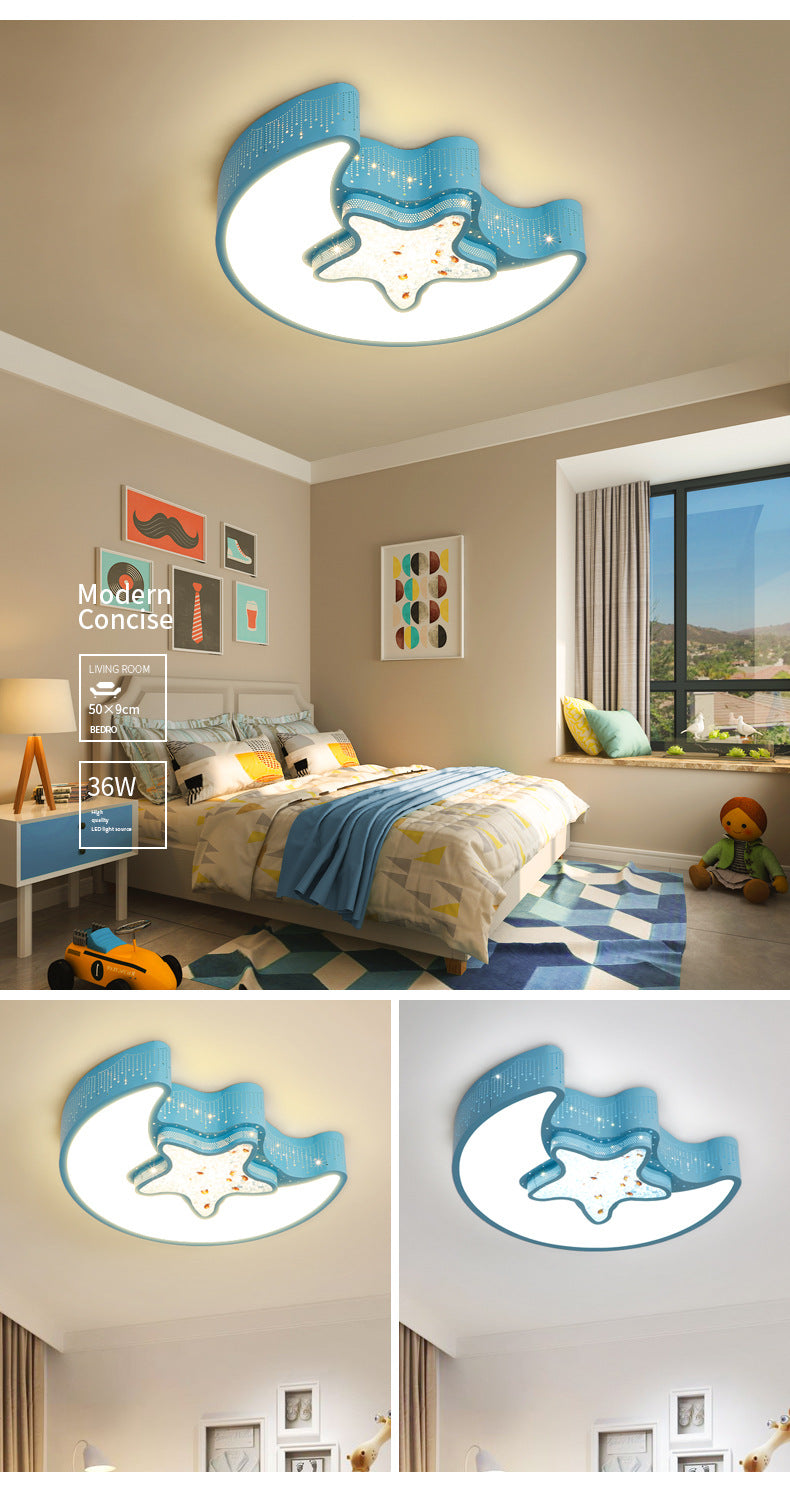 Creative Children's Lamp Bedroom lamp cartoon ceiling light modern minimalist LED Eye Protection Room Lamp Zhongshan Lighting Wholesale