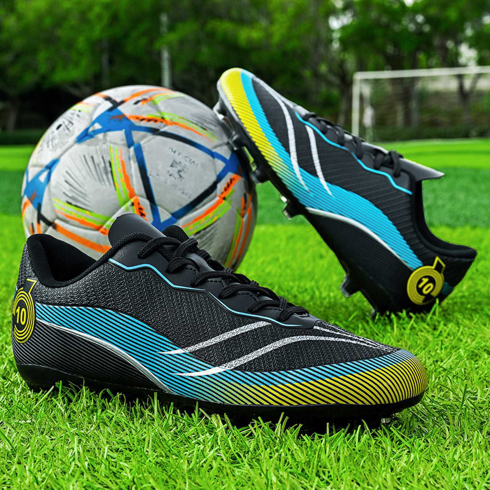 New professional football shoes for men and women teenagers TF Broken Nail AG Long Spike Lightweight Wear-Resistant Competition Training Shoes