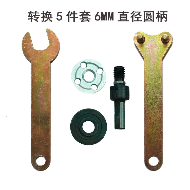 Electric Drill Conversion Head Accessories Hand Drill to Angle Grinder Conversion Kit Cutting Angle Grinder Accessories Set Connecting Rod Converter