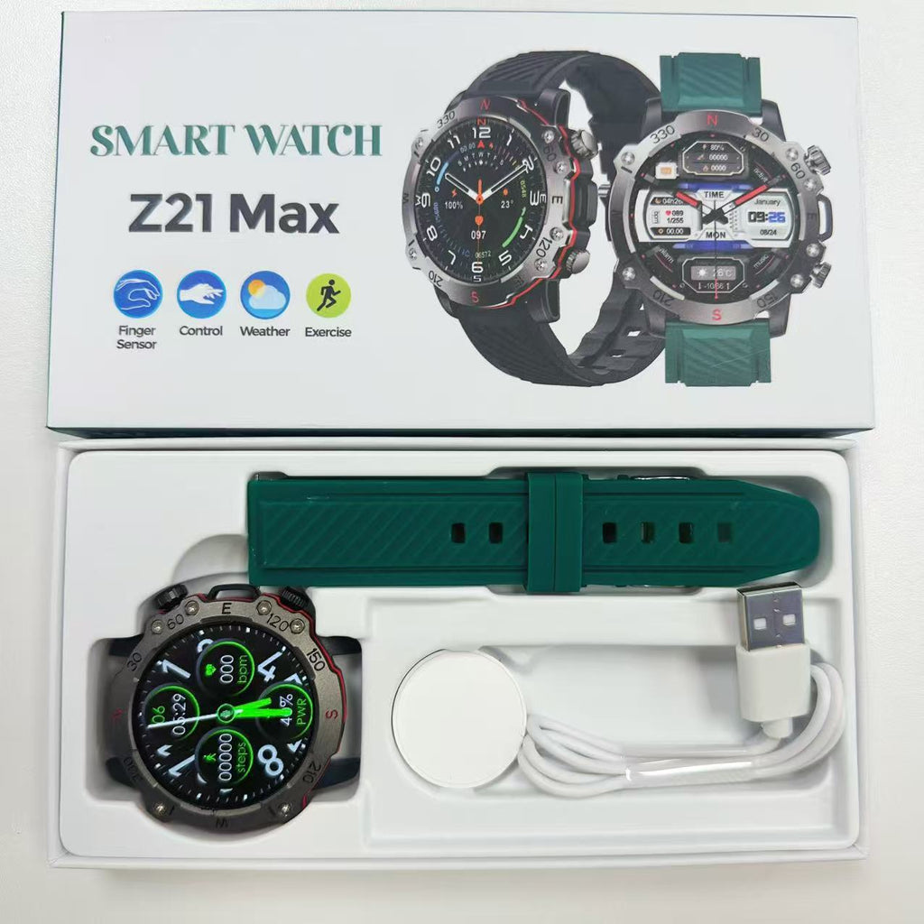 Z21Max Smart Watch1.52inch Bluetooth Call True Heart Rate Pedometer Sleep Monitor Three-Proof Sports New Model