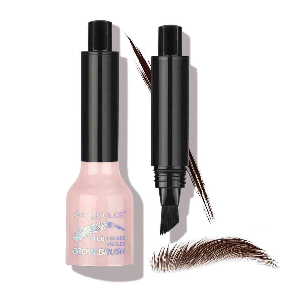 Hot-Selling Eyebrow Dye Cream Waterproof Smudge-Proof Large Brush Eyebrow Cream Long-Lasting Color No Smudging Natural Eyebrows