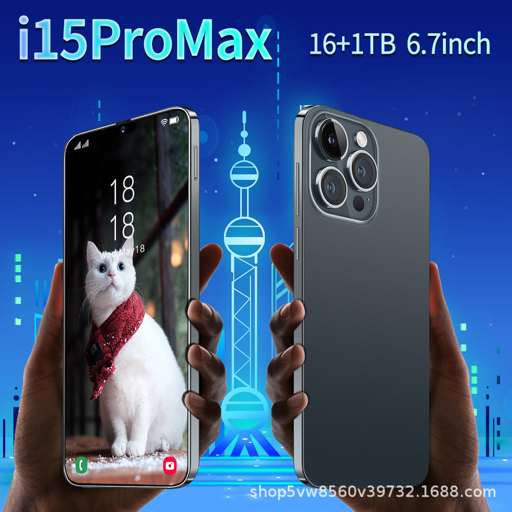 Smartphone i15 ProMAX 16+1T Large Memory In Stock New Source Factory Digital Price