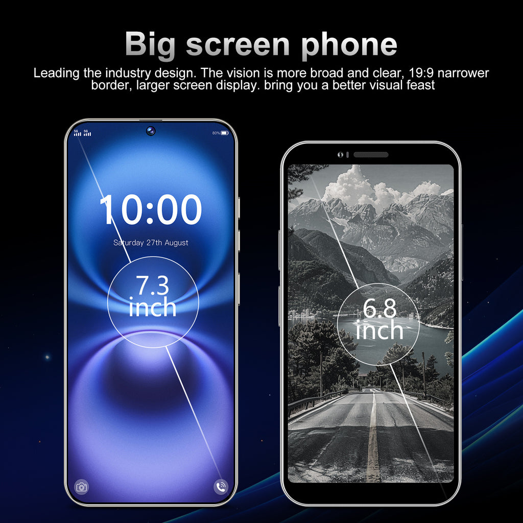 AliExpress TK Popular S25Ultra Android7.3inch smartphone16+1T Brand new, unopened factory