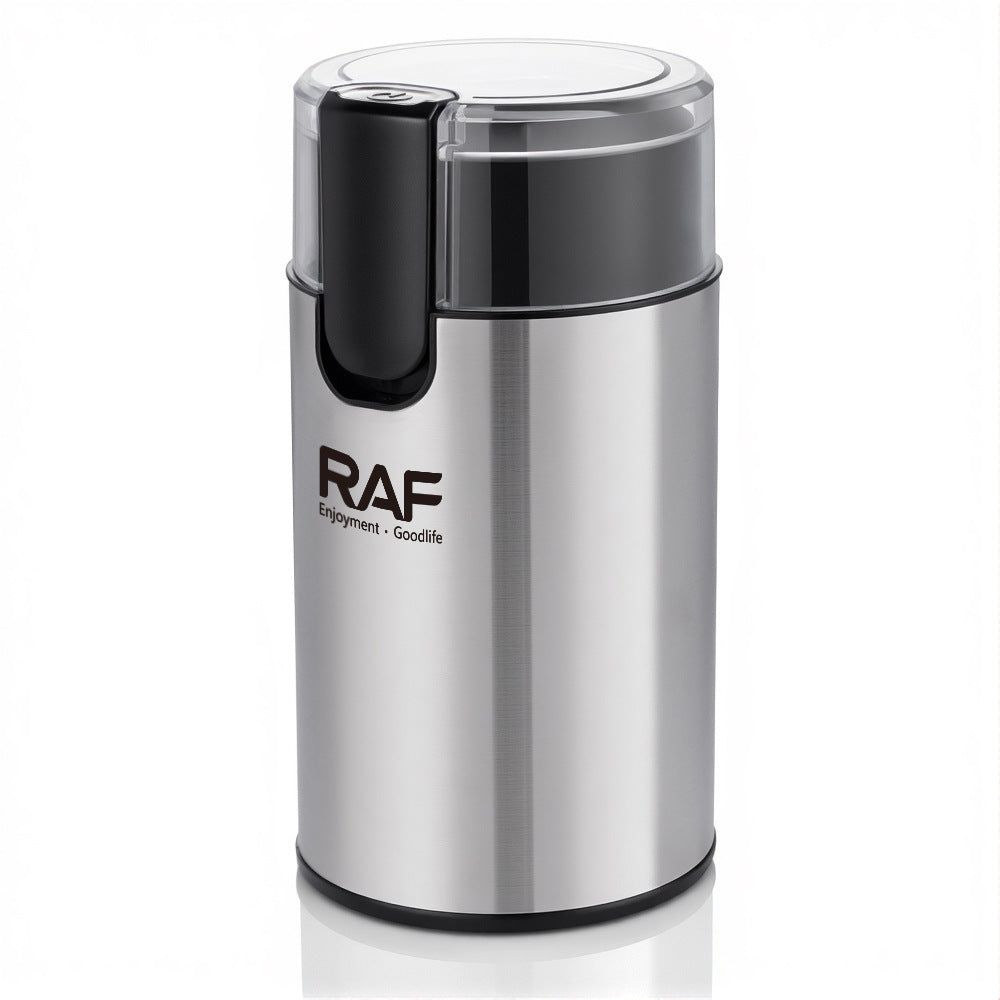 RAF European Standard Household Fully Automatic Coffee Bean Grinder Dry Grinding Lightweight Coffee Grinder R7148
