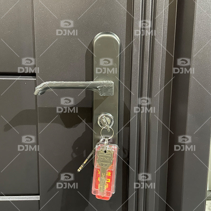 DJMI Security Steel Door for Entrance Main Door Theft-proof Metal Door