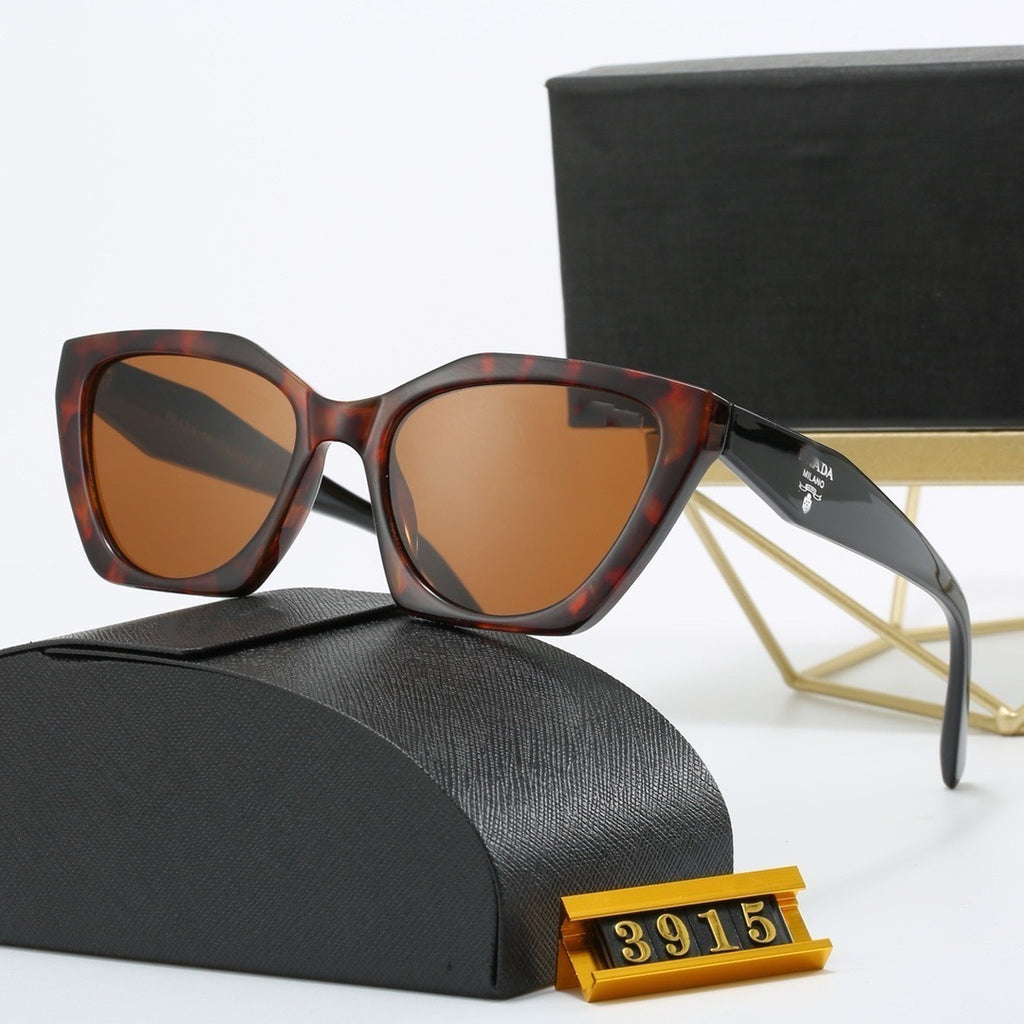 European and American Retro New Sunglasses Popular Internet Celebrity Men and Women Big Brand Sunglasses Square Frame Driving Glasses