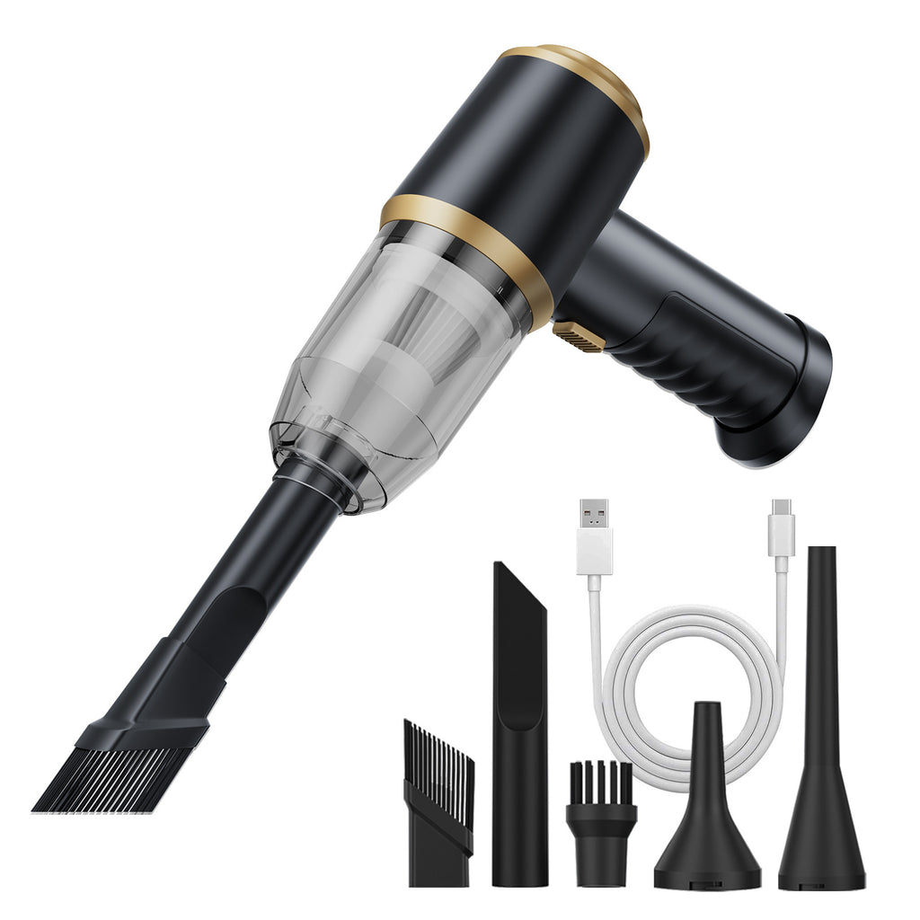 Small Car Vacuum Cleaner Handheld Suction and Blowing Integrated Wireless Super Powerful Suction Portable Home and Car Dual-use Multi-function