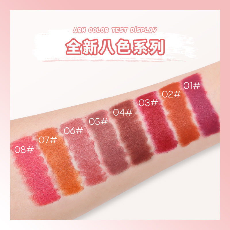 Lucky star8Color Little Star Lipstick Set Matte Velvet Lipstick Gift Box