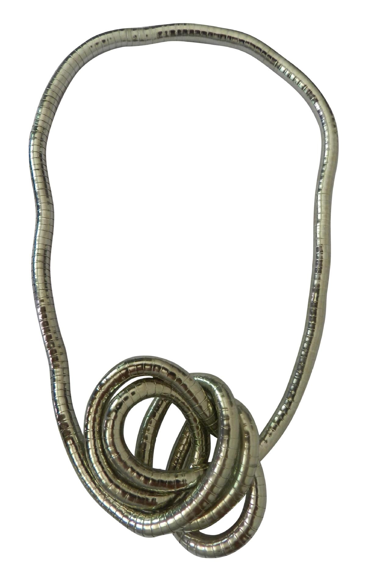 Europe and America choker Alloy Necklace for Women Snake Year Gift Jewelry Snake Bone Chain Freely Bendable Snake Shape Necklace