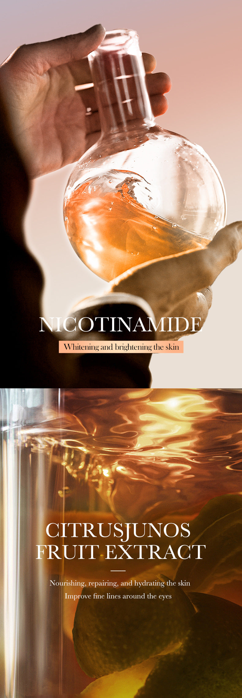 Five Dimensions in Full English C Skin care product set SADOER Whitening and brightening skin care six-piece set  foreign trade wholesale