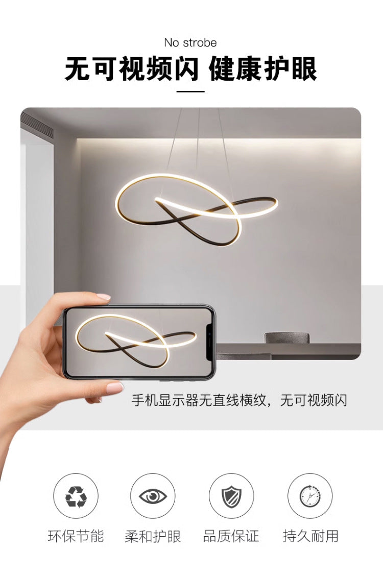 Restaurant Pendant Light Modern Minimalist Dining Room Table Lamp Bar Counter Internet Celebrity Bedroom Pendant Light2025New Model Zhongshan Lighting