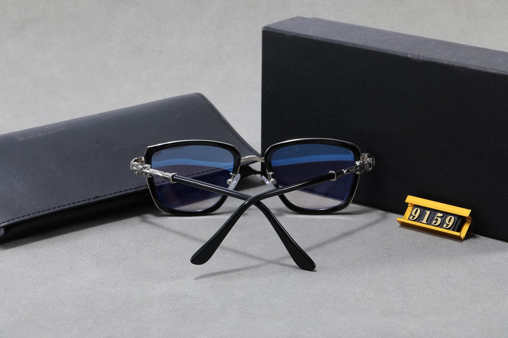 Crowe Style Pilot Double Bridge Sword Model Glasses Frame Large Size Men's Changeable Color Retro Wide Rim High Prescription