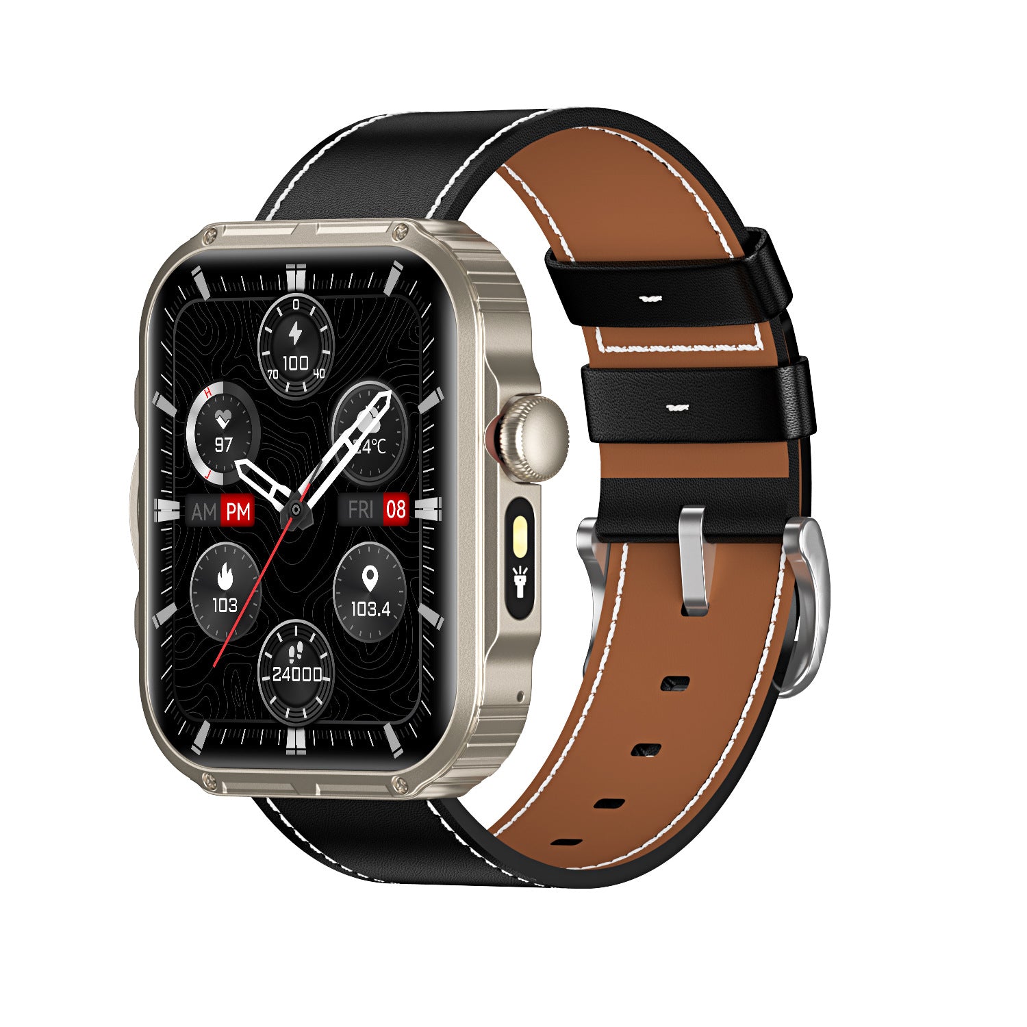 HDT11Ultra Smart Watch Bluetooth Call Music Healthy Sleep Flashlight Smart Bracelet