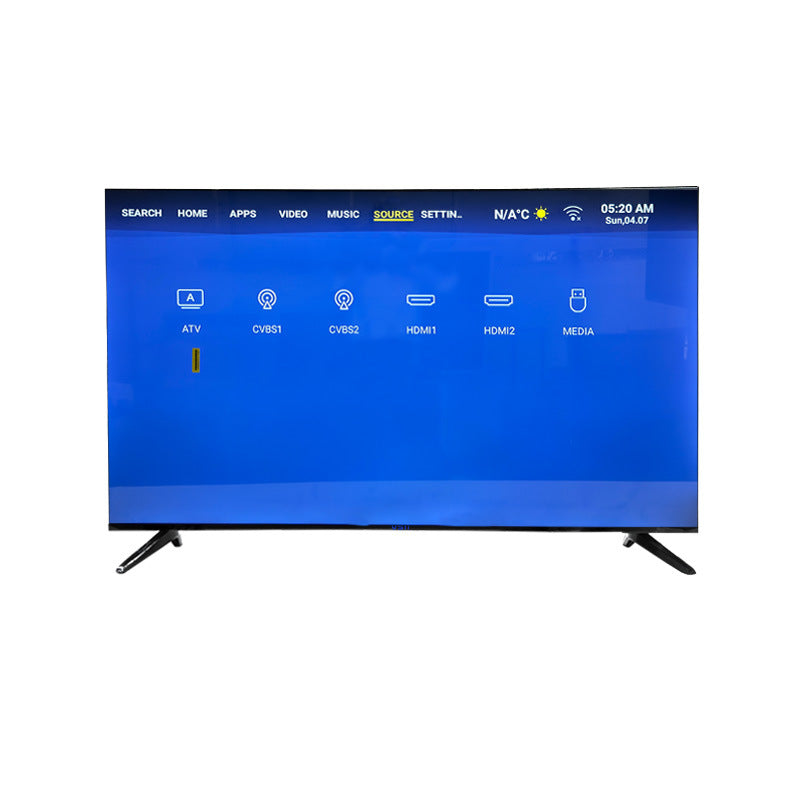 Guangzhou Home Appliance Export Factory Export Version TV55Inch LCD TV QLED Screen Android Smart TV