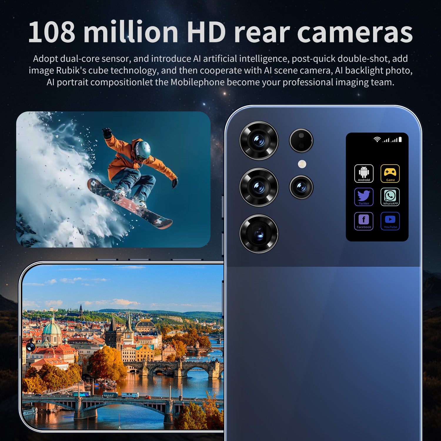 Hot selling product S26 Ultra Android Smartphone16+1T Factory Direct Sales Mobile Phones