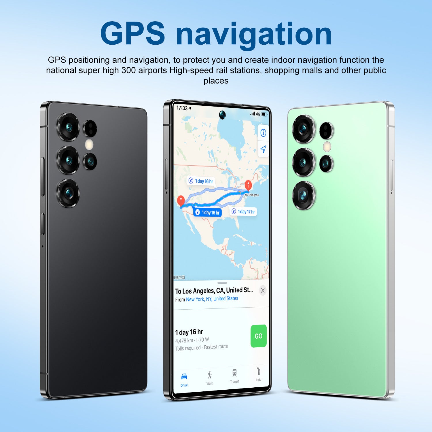 Smartphone S25 Ultra Android7.3Inch Hd Large Screen16+1T Mobile Phone Source Factory