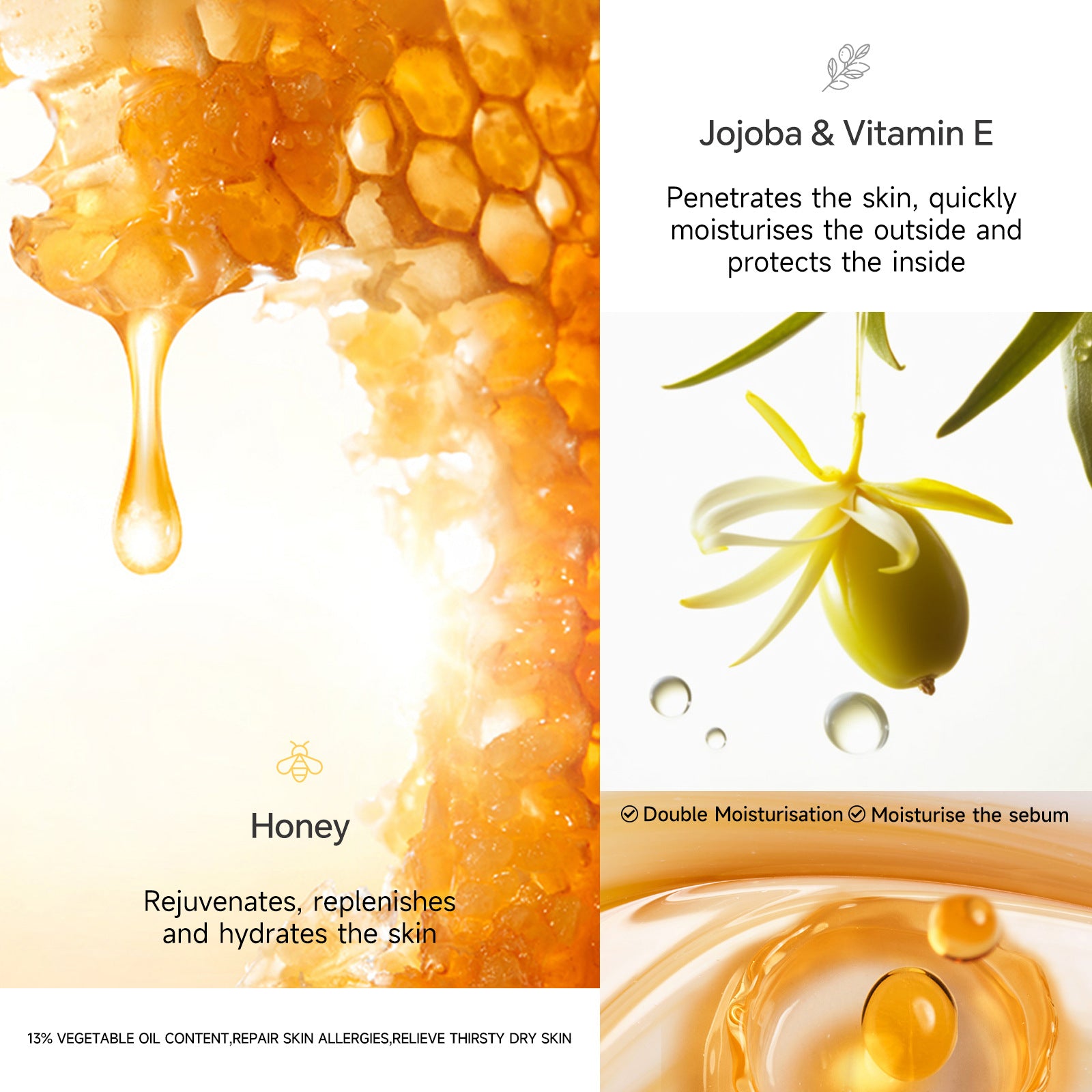 Exclusive Supply sheloves Honey Soothing Essence Stick After-sun soothing redness hydrating moisturizing face cream