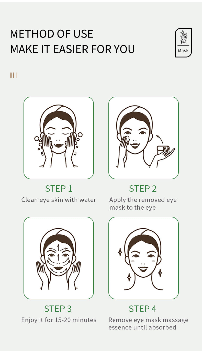 Eye Mask SADOER Caviar Eye Mask Pack Moisture replenishment Cross-border Foreign Trade Skincare Wholesale