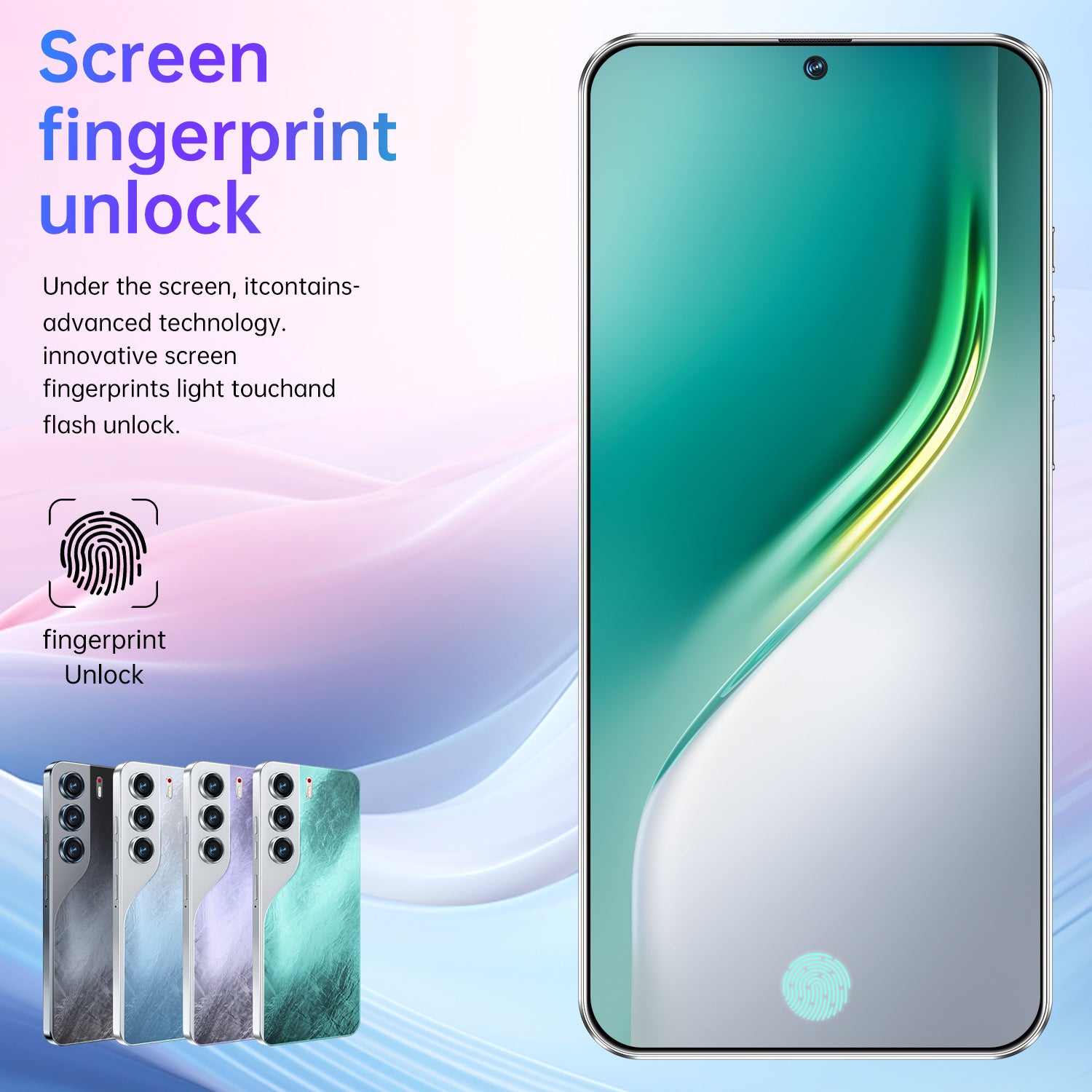 Hot-selling Popular Phone Camon40 Pro Android Phone7.3Large Screen16+1T Smartphones can replace