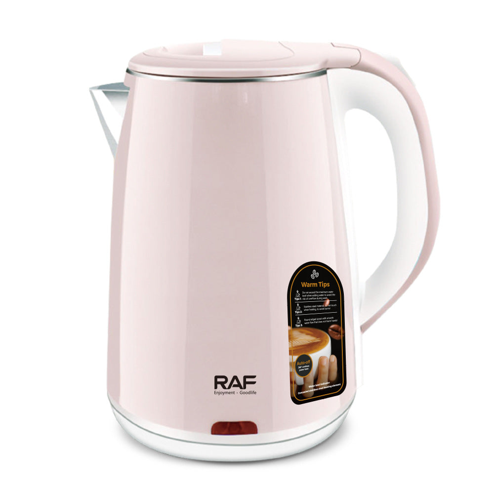 RAF European and American Standard Household Electric Kettle Large Capacity Fast Boiling Kettle Automatic Power-off Anti-dry Boiling Kettle2.3L7923
