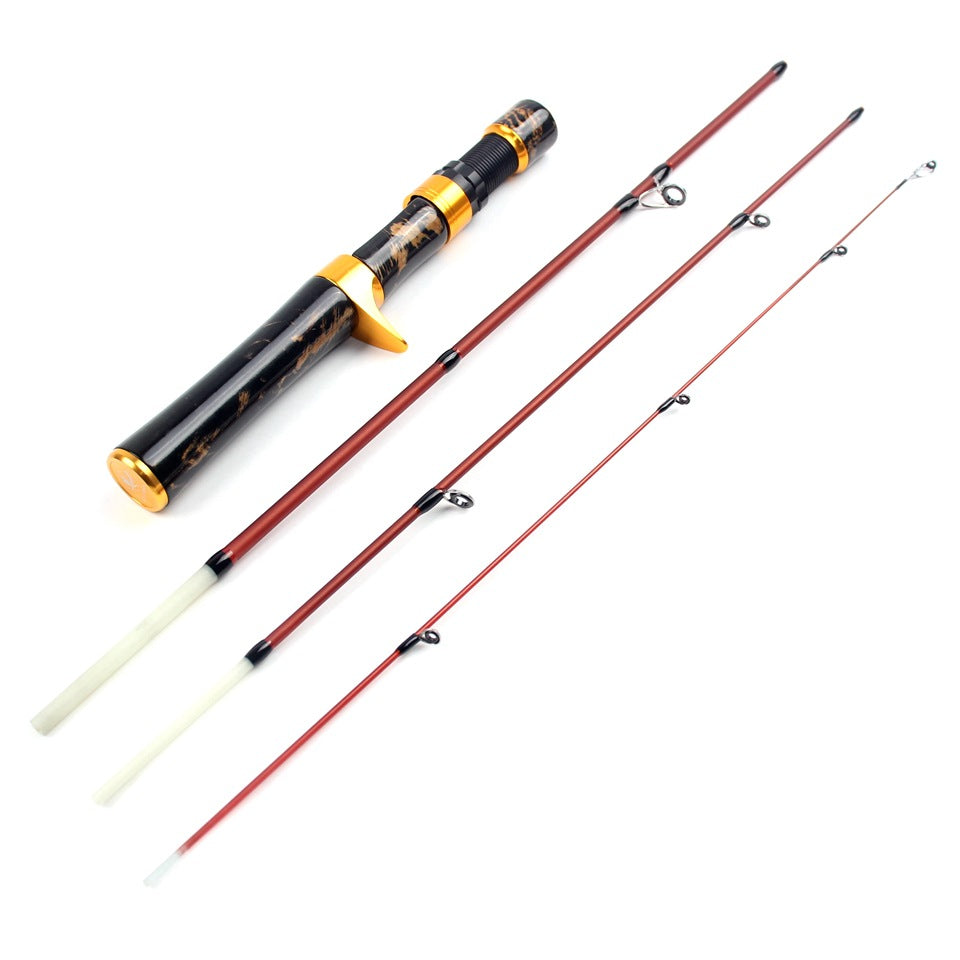 1.4MiXixiu Elastic Rod Ultra-Soft Portable Four-Section Lure Rod for Fishing Small Fishes Like Mouthfish and White Striped Fish Wholesale from Manufacturer