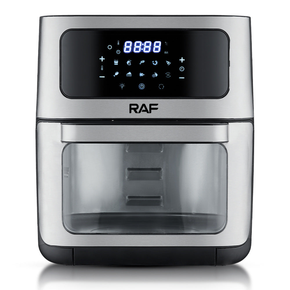 RAF European Standard Air Fryer14L Large-capacity multifunctional home electric fryer with visible smart touchscreen, oil-free