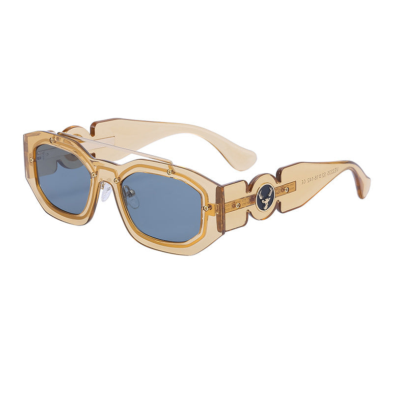 European and American Small Frame Sunglasses for Women UV Protection European and American Internet Celebrity Sunglasses for Women INS Wholesale