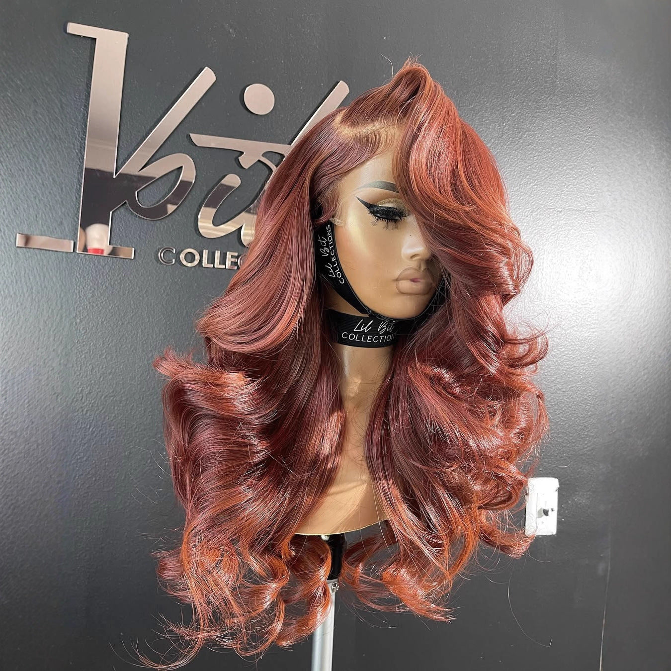 AshHoneyBlondeOmbreColored13x4LaceFrontSyntheticWig Long Curly Hair