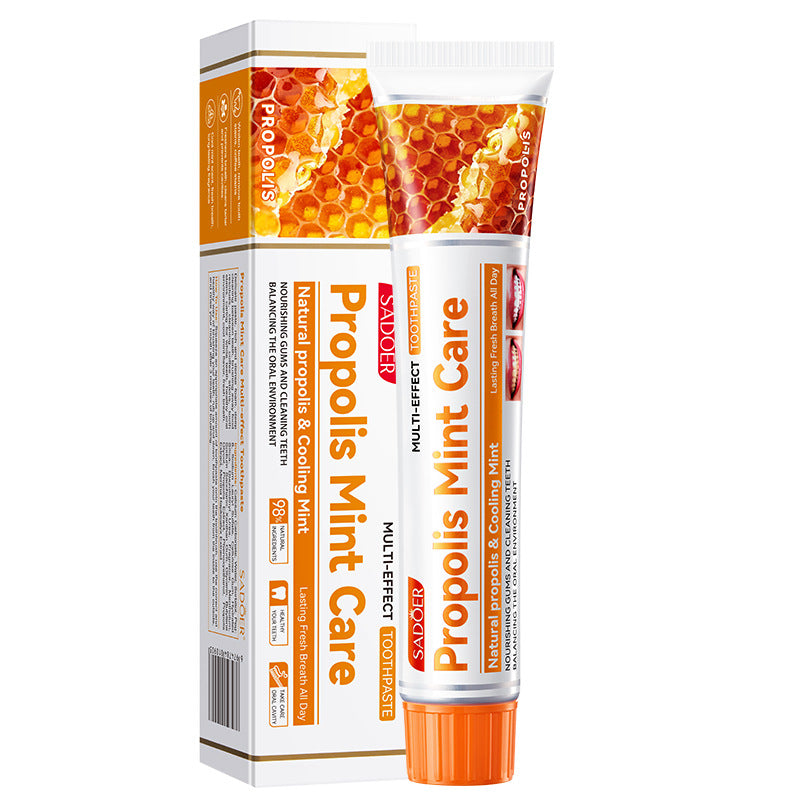 Full English Mint Toothpaste100gSADOER Propolis Sea Salt Ginger Cleans Tartar Strengthens Teeth  Wholesale