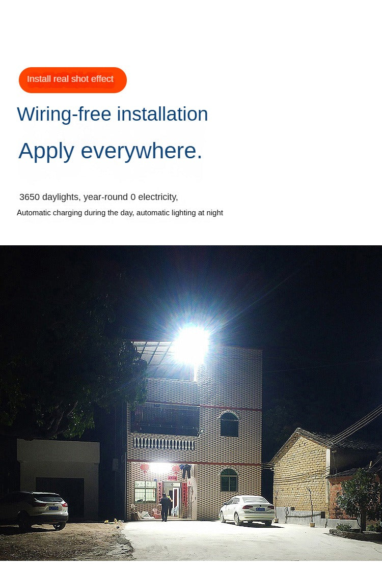Outdoor Waterproof Ip65 Wholesale Backyard Factory Workshop Searchlight Outdoor Lighting Solar Floodlight