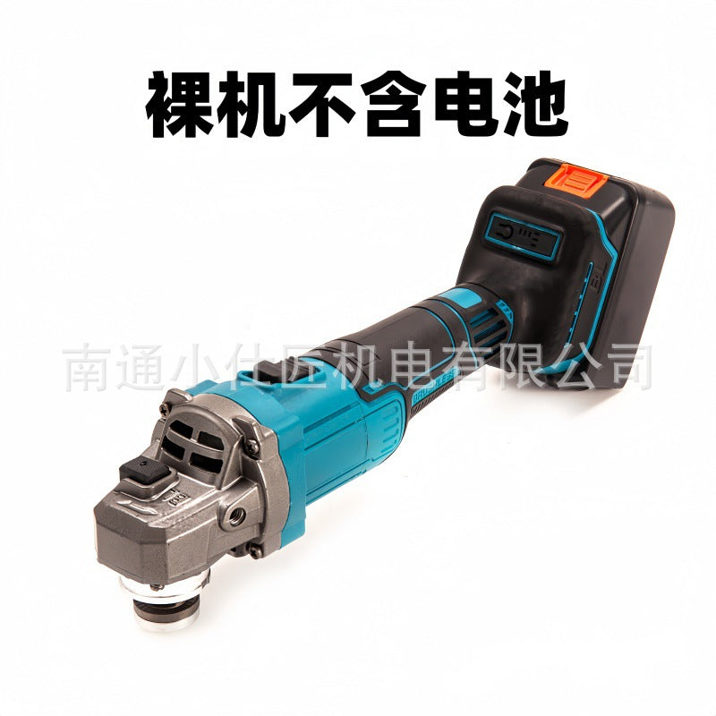 One Battery One Charger High Power Angle Grinder Industrial Grade Brushless Lithium Battery Tool Handheld Household Polishing Angle Grinder