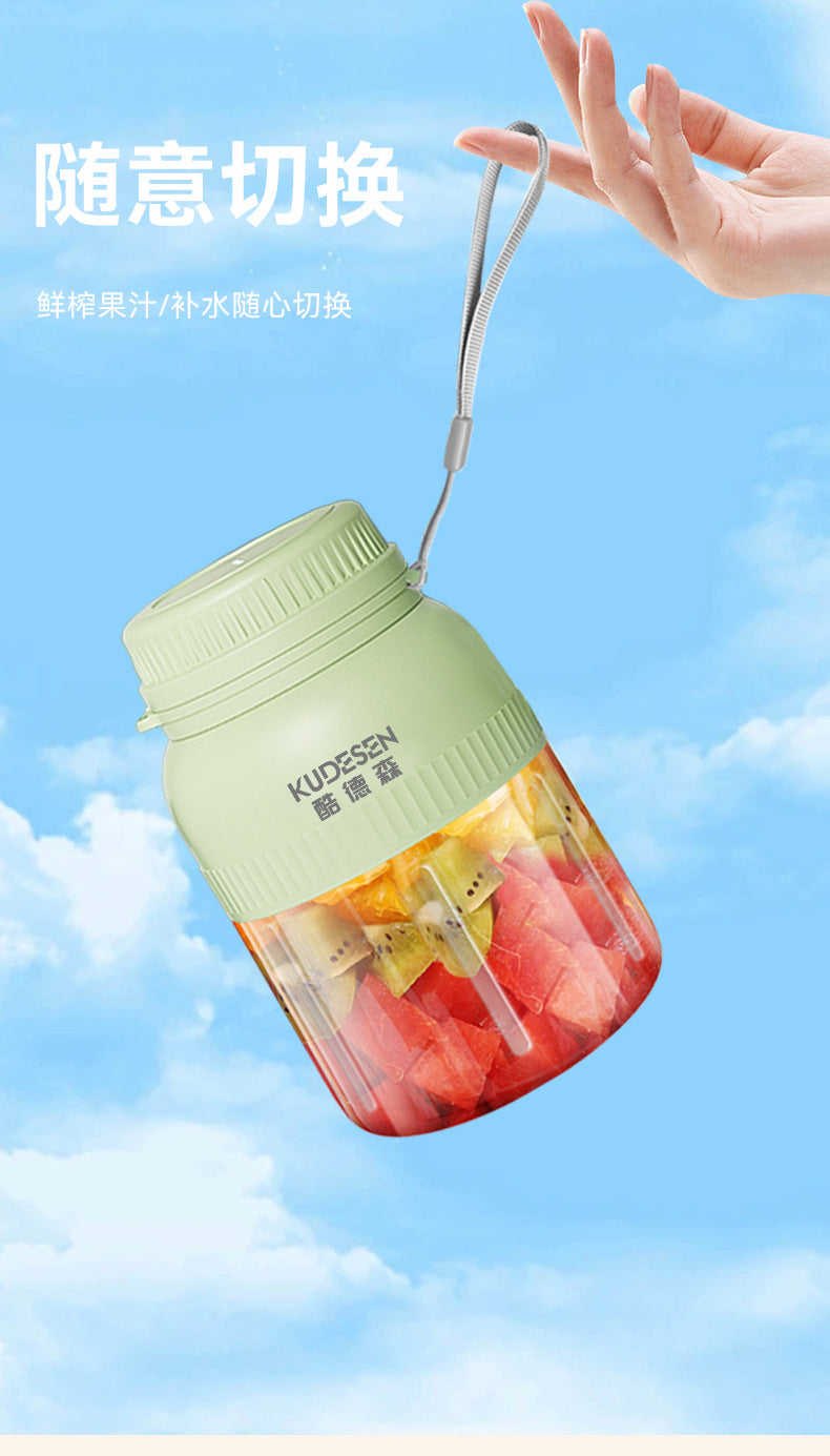 Portable Juicer32Blade Knife1300ml Juicing Bucket Multi-Functional Ice Crushing Large Capacity Household Juicing Cup