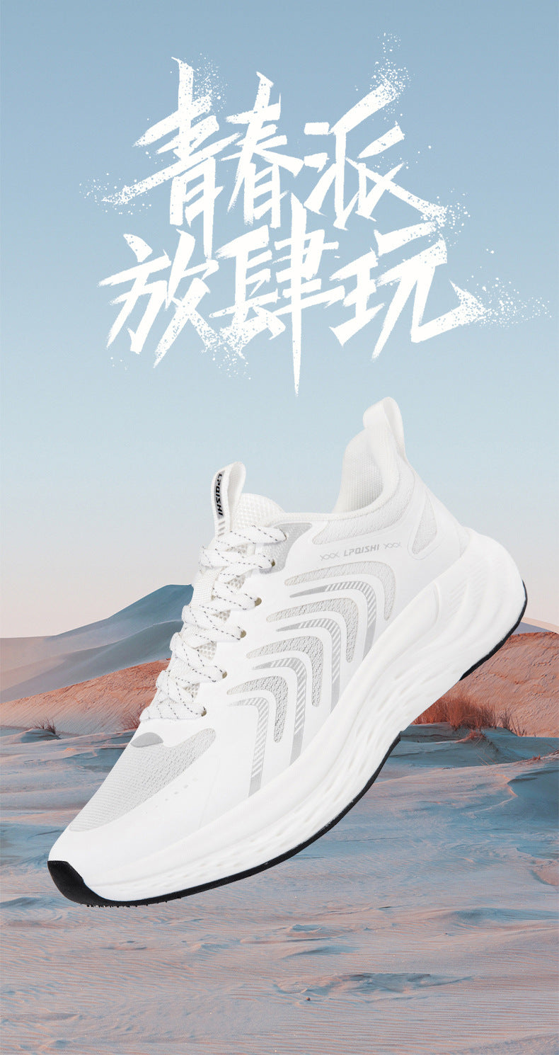 2025New Men's Shoes Lightweight Running Soft Sole Breathable Non-Slip Odor-Resistant Men's Mesh Outdoor Casual Shoes Sports Shoes