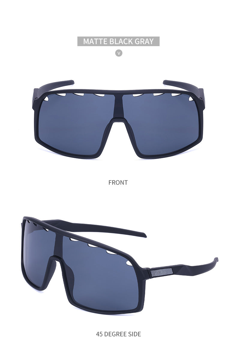 New Colorful Cycling Glasses for Men1998One-piece sunglasses European and American fashion outdoor sports sunglasses