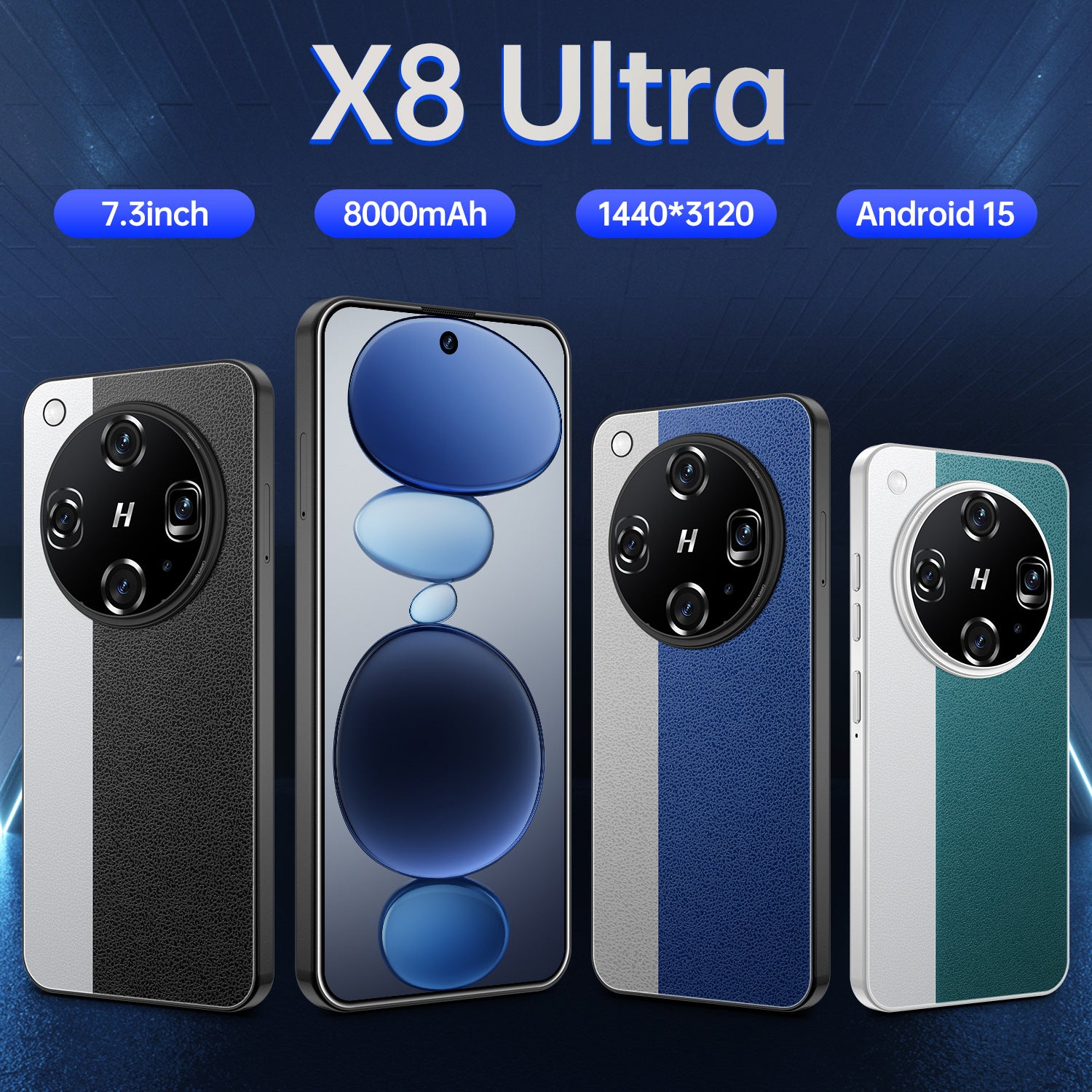 Specially designed for smartphones X8 Ultra Android Large Screen16+1T Factory Price for Mobile Phones Dried shrimp
