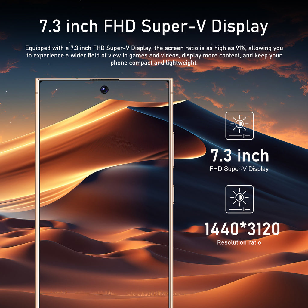 Exclusively for Southeast Asia C25 Ultra Large Screen Smartphone16+1T Android Phone Factory Price