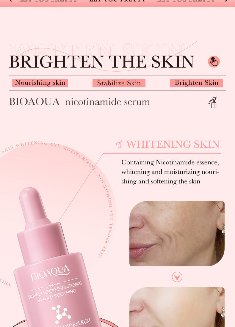 BIOAOUA Essence Series Hydrating and Nourishing Vitamins C Essence  Foreign Trade Factory Direct Sales